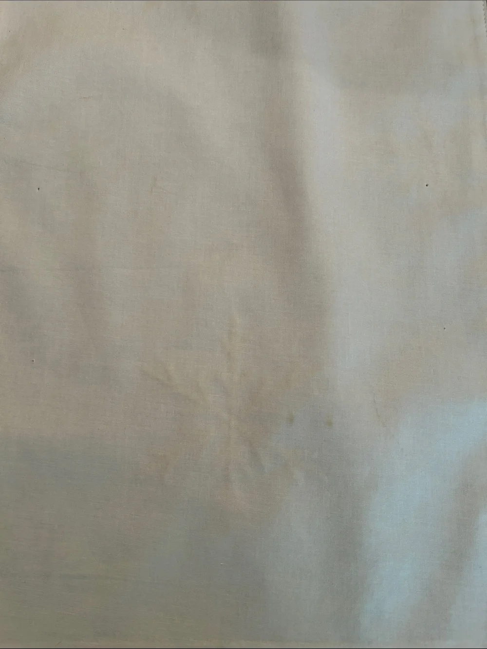 White Table Runner with Gray and Gold Snowflakes and gray Trim 14”x70”